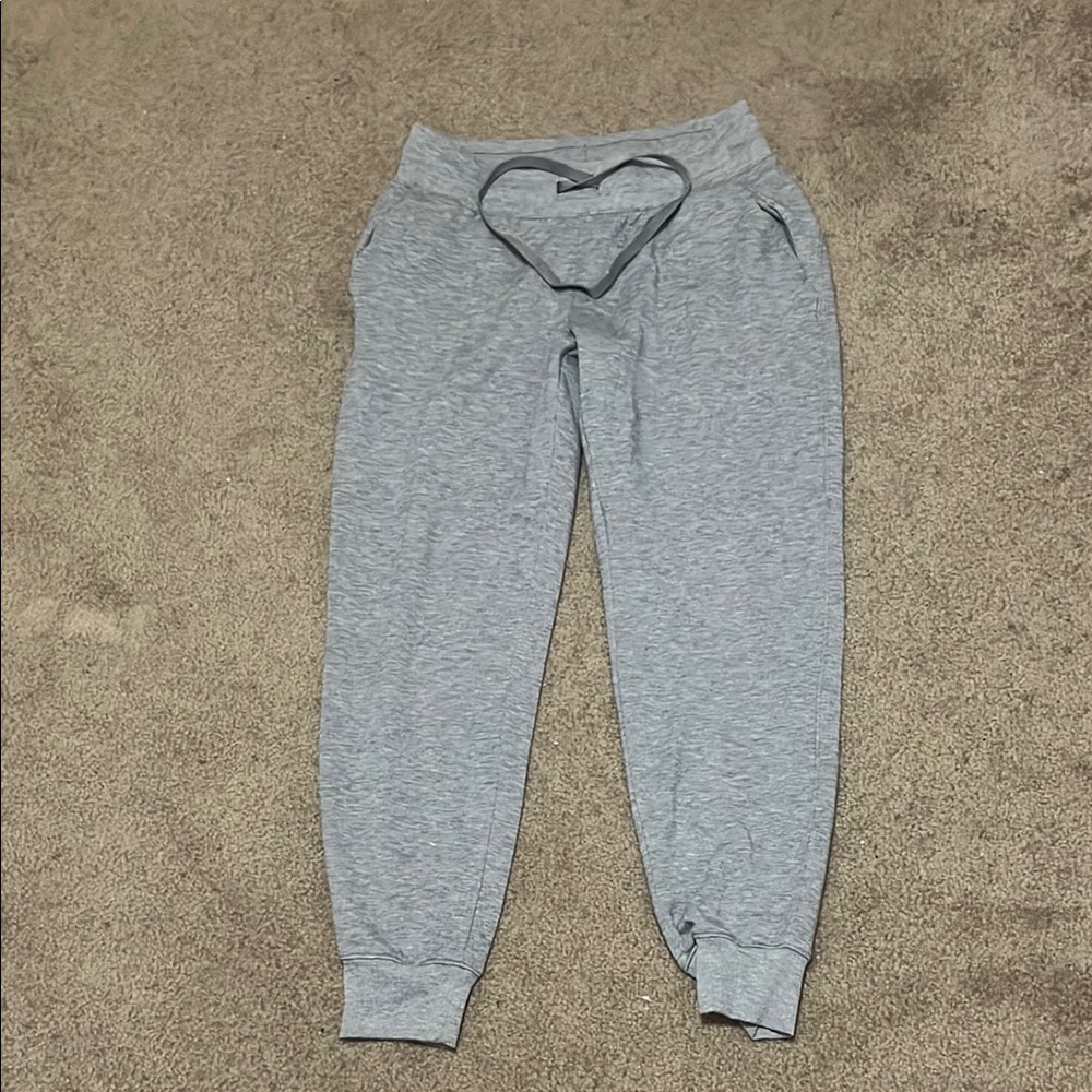 Jordan Gray Joggers with Tapered Fit and Elastic Waistband